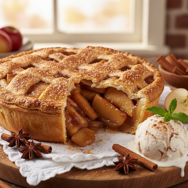 Cinnamon Delight Apple Pie recipe