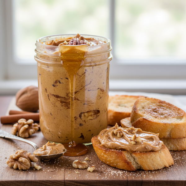 Cinnamon Honey Walnut Spread recipe