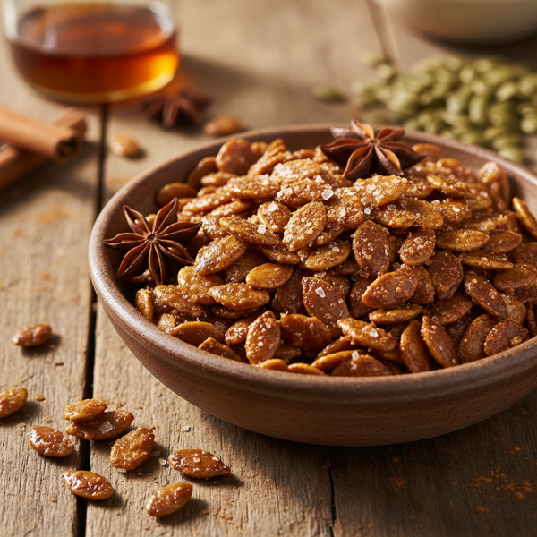 Cinnamon Maple Pumpkin Seed Crunch recipe