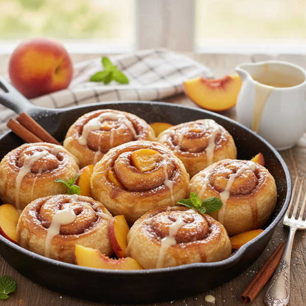 Cinnamon Peach Delight Dumplings recipe