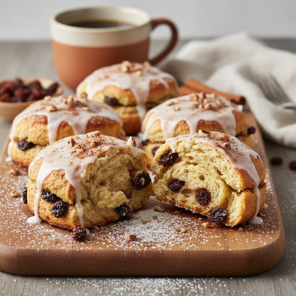 Cinnamon Raisin Delight Biscuits recipe