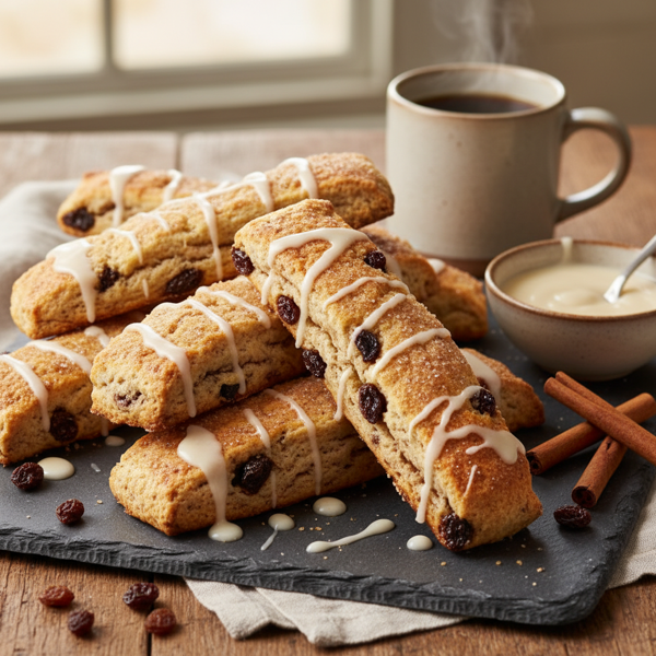 Cinnamon Raisin Delight Scone Sticks recipe