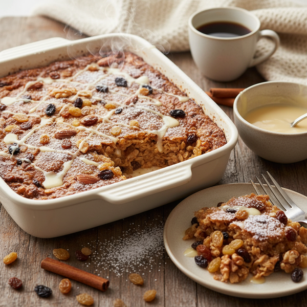 Cinnamon Raisin Farfel Bake recipe