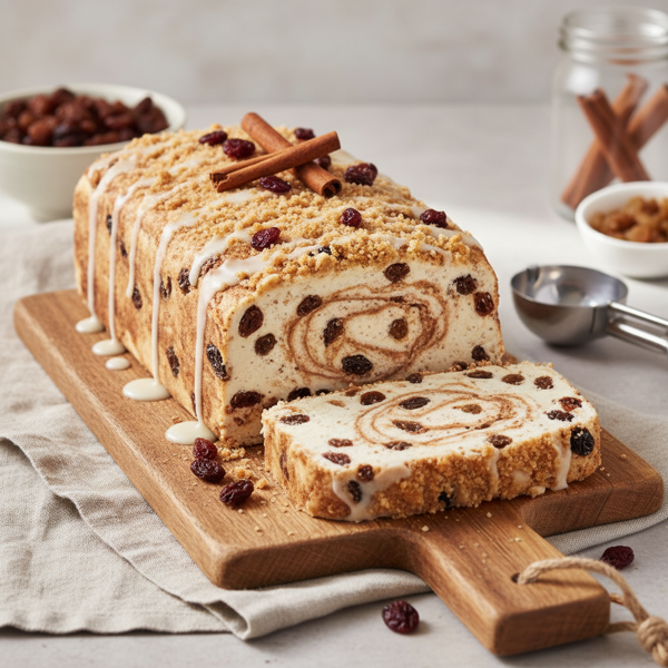 Cinnamon Raisin Ice Cream Loaf recipe