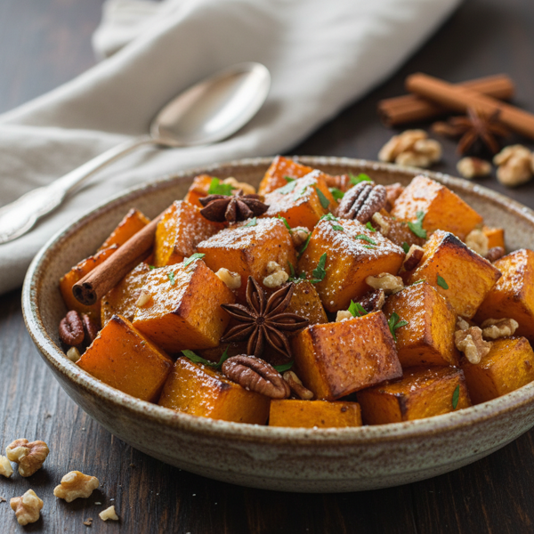 Cinnamon Roasted Butternut Squash Delight recipe