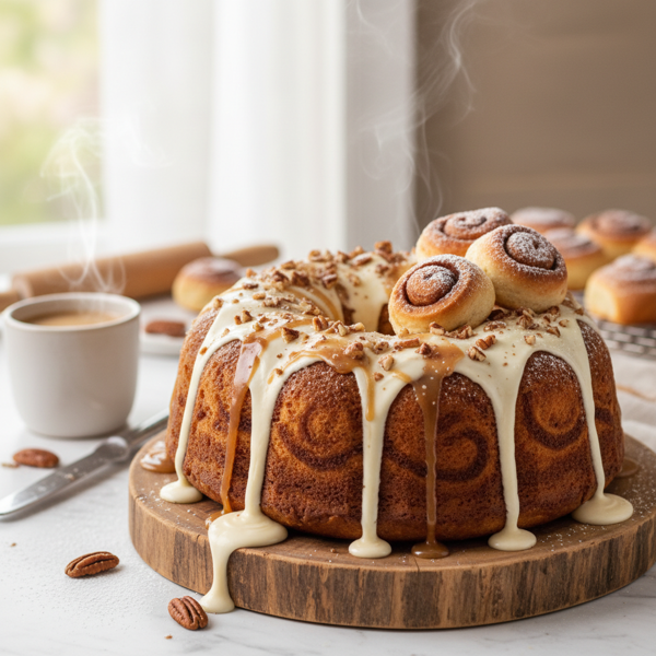 Cinnamon Roll Delight Cake recipe