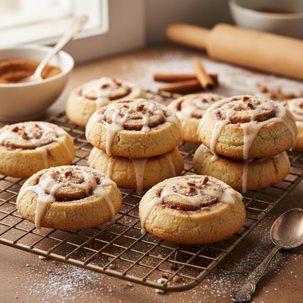 Cinnamon Roll Delight Cookies recipe