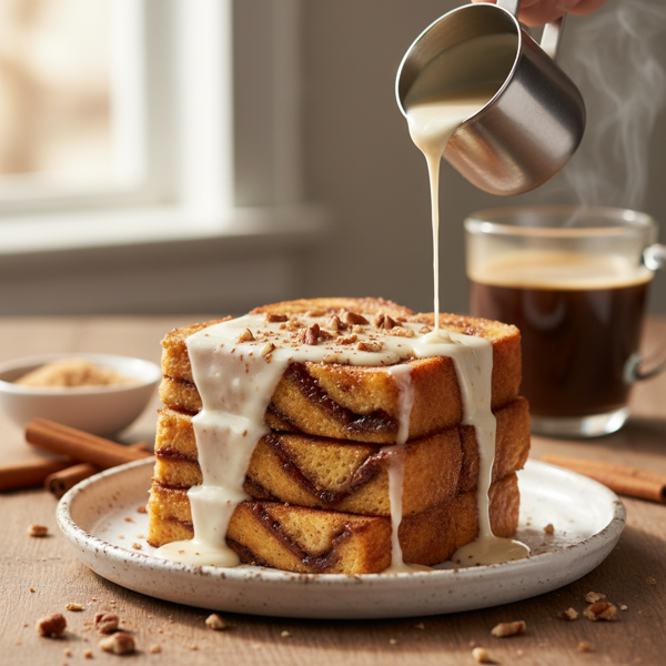 Cinnamon Roll Inspired French Toast recipe