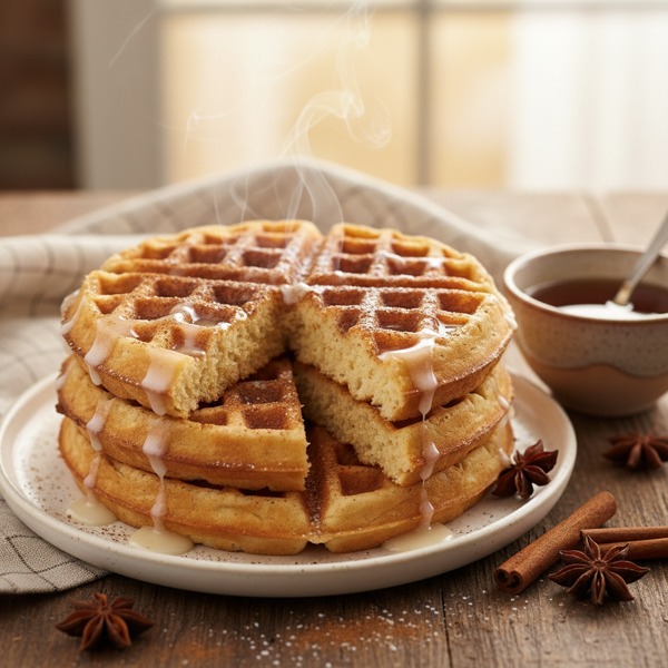 Cinnamon Spice Waffles recipe