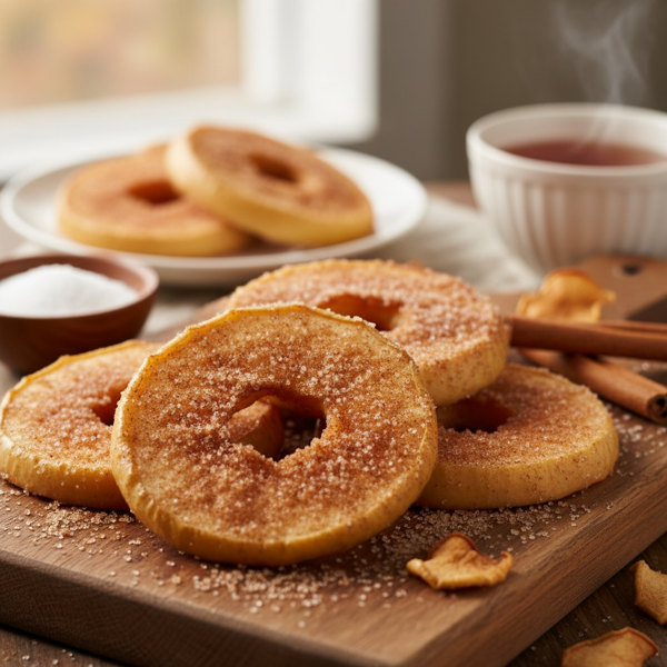 Cinnamon Sugar Apple Rings recipe