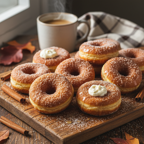 Cinnamon Sugar Baked Donuts recipe