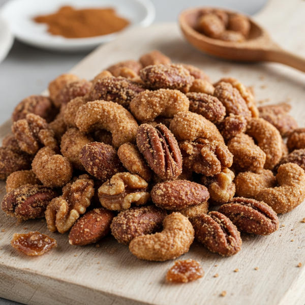 Cinnamon Sugar Crunch Nuts recipe