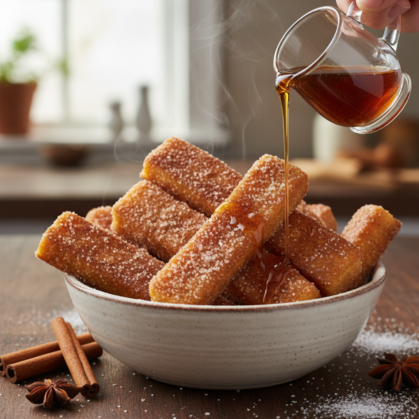 Cinnamon Sugar French Toast Sticks recipe