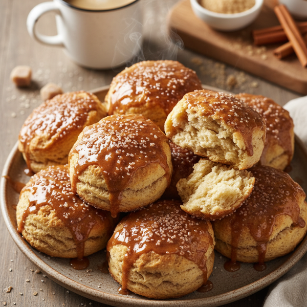 Cinnamon Sugar Glazed Biscuits recipe