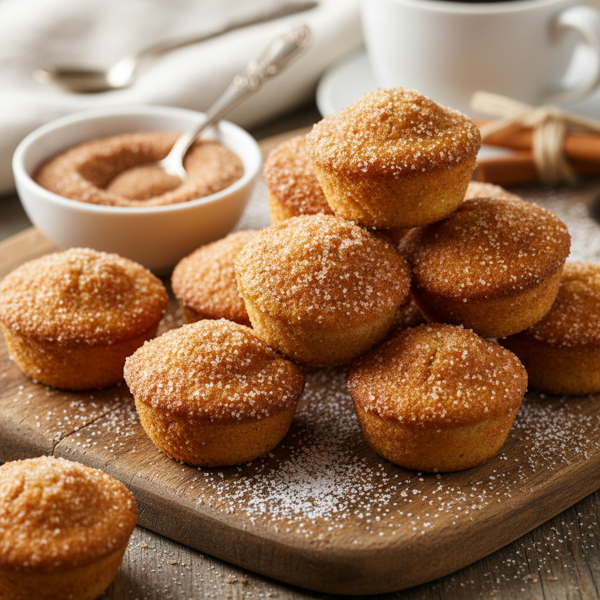 Cinnamon Sugar Mini Muffin Puffs recipe