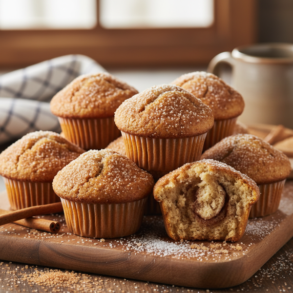 Cinnamon Sugar Muffins recipe