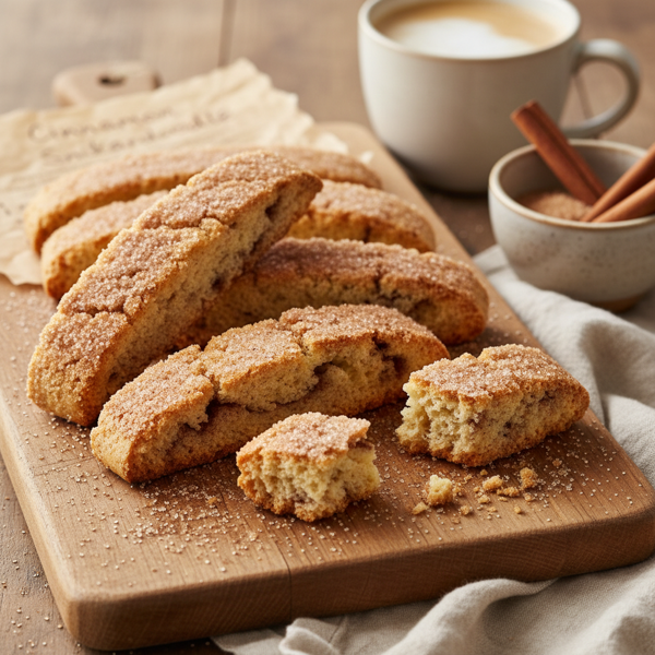 Cinnamon Sugar Snickerdoodle Biscotti recipe