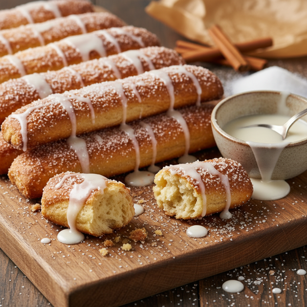 Cinnamon Sugar Sticks with Sweet Icing recipe