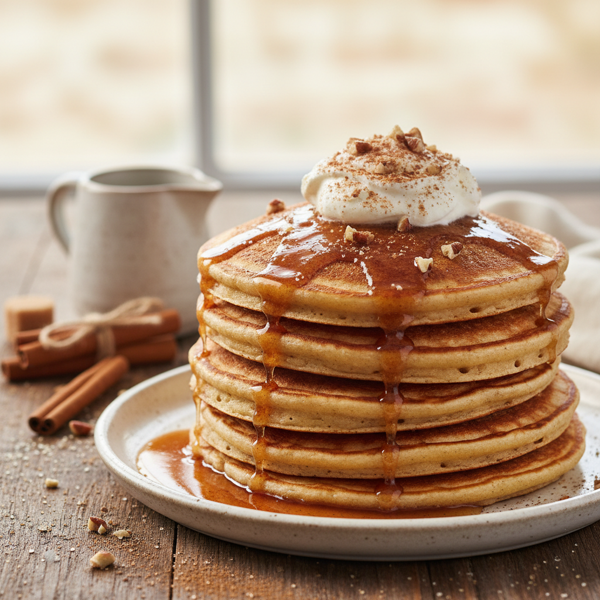 Cinnamon Swirl Brown Sugar Pancakes recipe