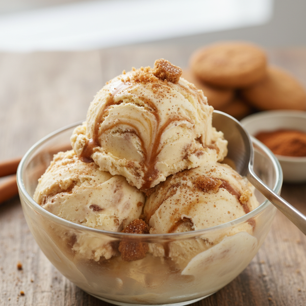 Cinnamon Swirl Snickerdoodle Ice Cream recipe