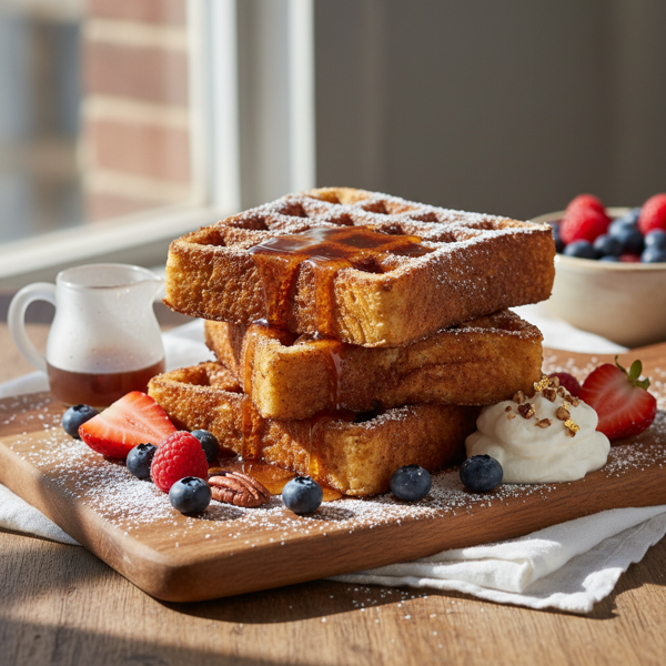 Cinnamon Waffle Delight French Toast recipe