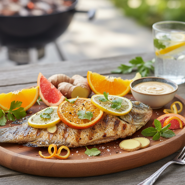 Citrus-Ginger Infused Grilled Tilapia recipe