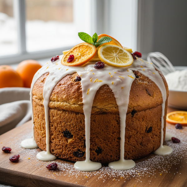 Citrus-Glazed Gluten-Free Paska recipe