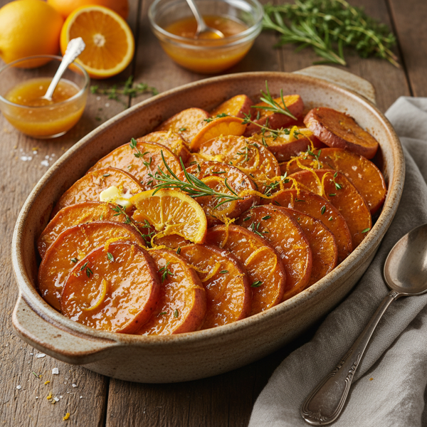 Citrus-Glazed Sweet Potatoes Delight recipe
