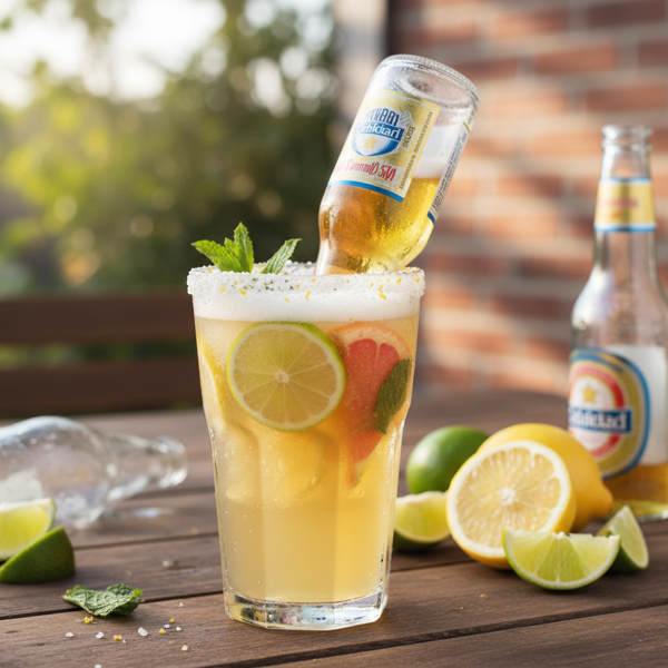 Citrus-Infused Beer Margarita recipe