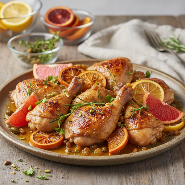 Citrus-Infused Chicken Agrodolce recipe
