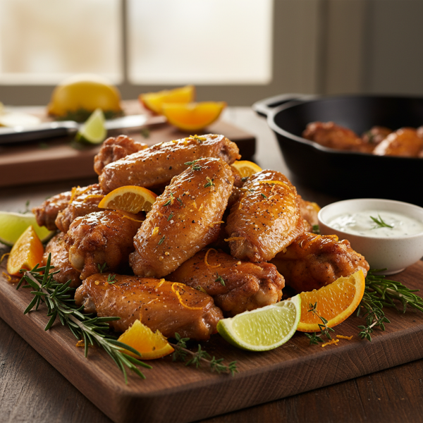 Citrus-Infused Chicken Wings recipe