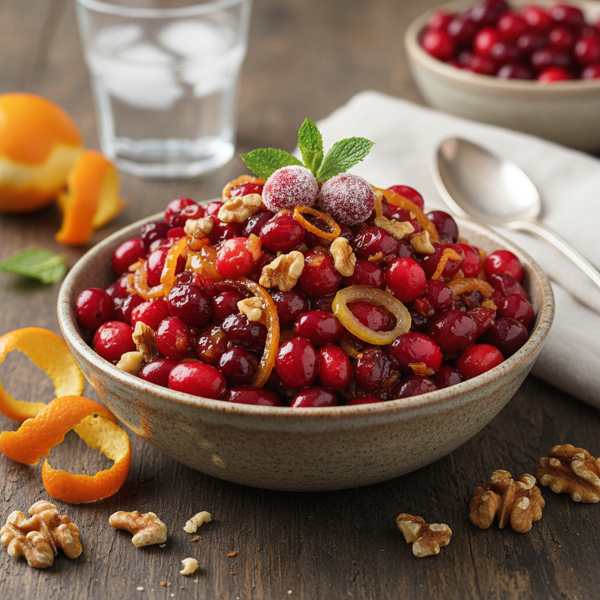 Citrus-Infused Cranberry Walnut Relish recipe