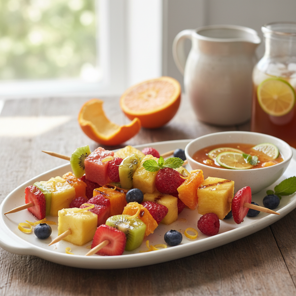 Citrus-Infused Fruit Skewers recipe