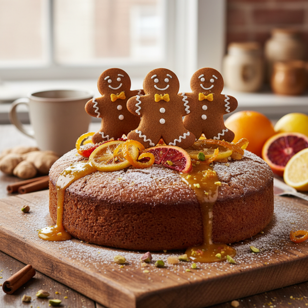 Citrus-Infused Gingerbread Delight recipe