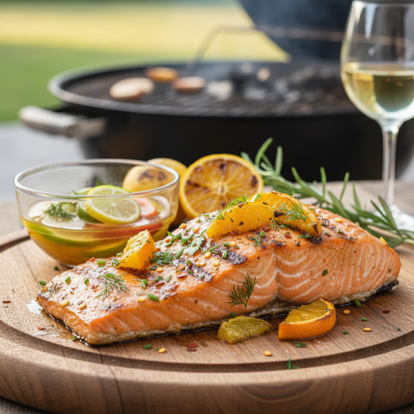 Citrus-Infused Grilled Salmon Marinade recipe