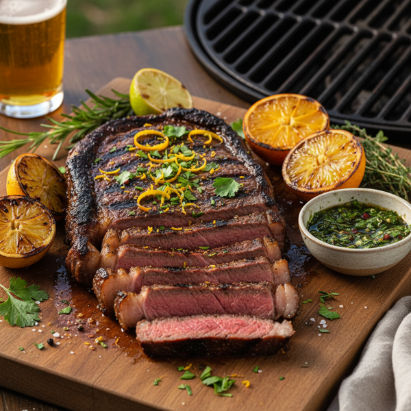 Citrus-Infused Grilled Skirt Steak recipe