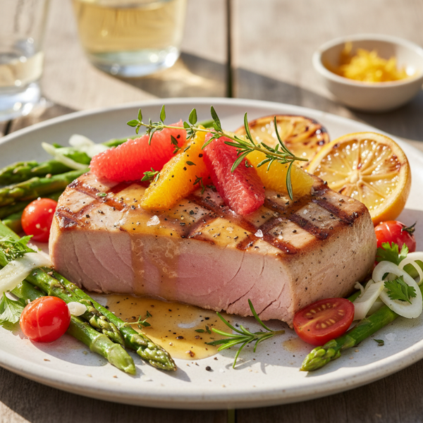 Citrus-Infused Grilled Tuna Steak recipe