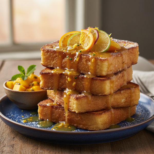 Citrus-Infused Haitian French Toast recipe
