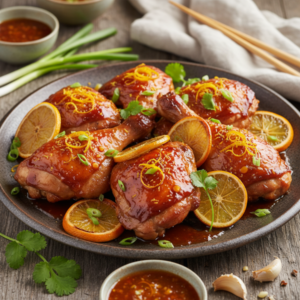 Citrus-Infused Hoisin Chicken Delight recipe