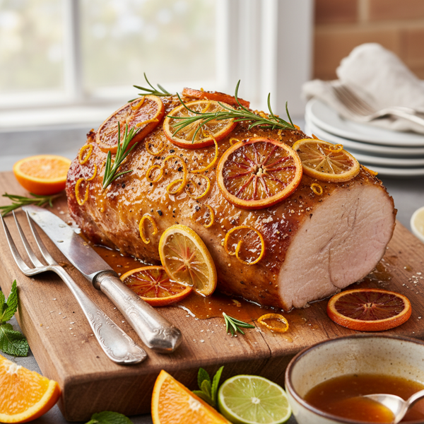 Citrus-Infused Orange Glazed Pork Loin recipe