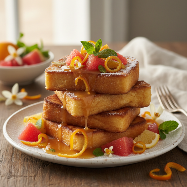 Citrus-Infused Pain Perdu recipe