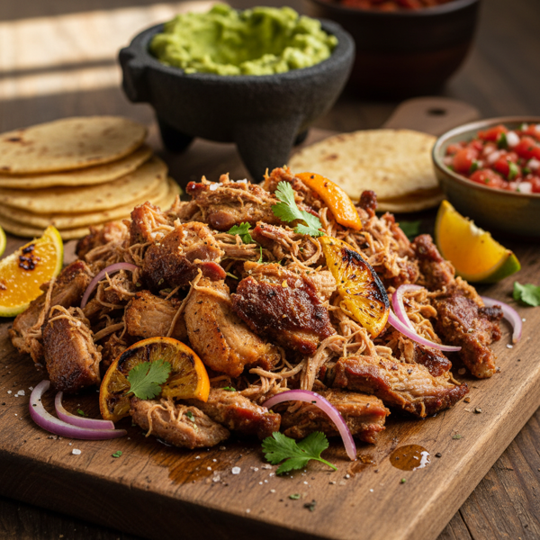 Citrus-Infused Pork Carnitas recipe