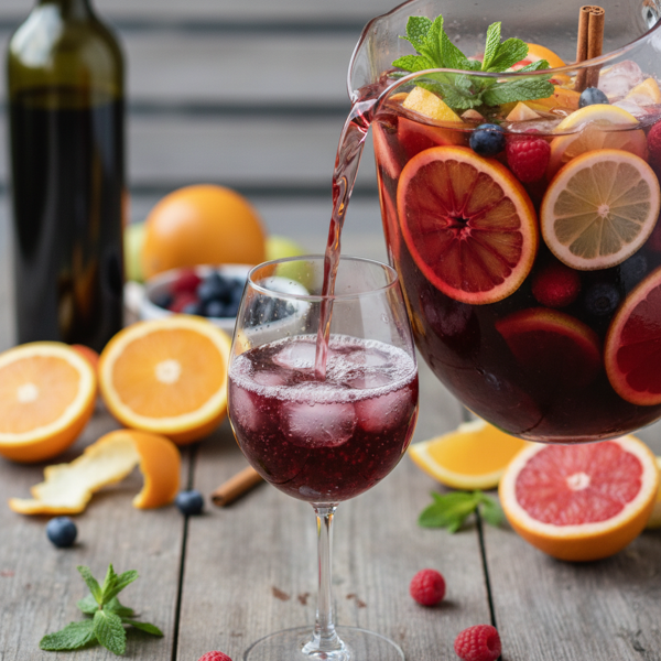 Citrus-Infused Red Wine Sangria recipe