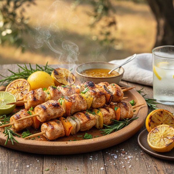 Citrus-Infused Rosemary Chicken Skewers recipe