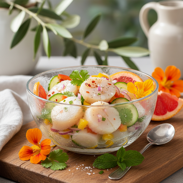 Citrus-Infused Scallop Ceviche recipe
