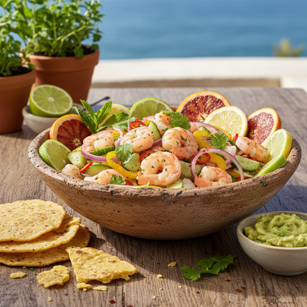 Citrus-Infused Shrimp Ceviche recipe
