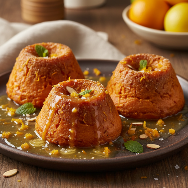 Citrus-Infused Sweet Potato Volcanoes recipe