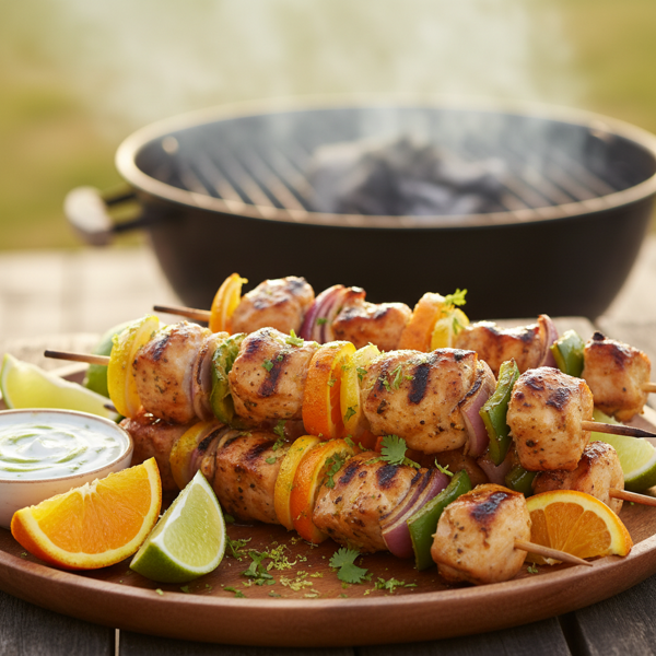 Citrus-Lime Grilled Chicken Kabobs recipe