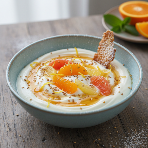 Citrus-Sesame Yogurt Bliss recipe