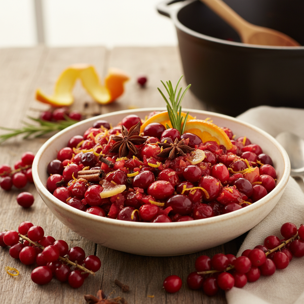 Citrus-Spiced Fresh Cranberry Relish recipe